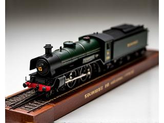 Modèles ferroviaires avec socles sérigraphiés